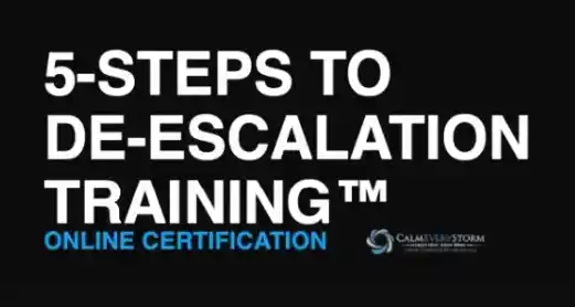 De-escalation Training Certification Online